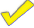 Yellow Checkmark